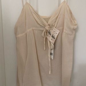 Theory M Silk Cotton Camisole Cream